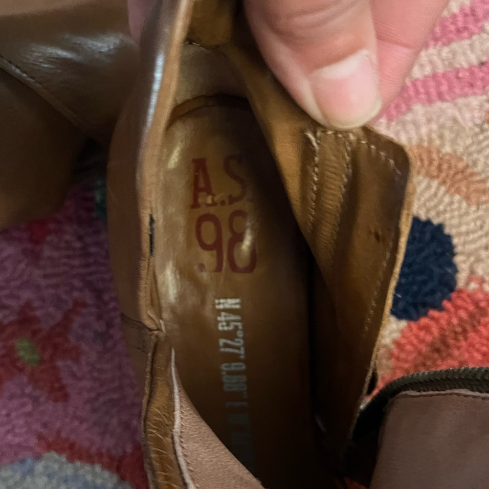 A.S.98 Open Toe Ankle Zip Booties - Picture 6 of 7
